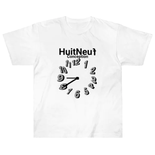 HuitNeuf Conception ロゴ ヘビーウェイトTシャツ