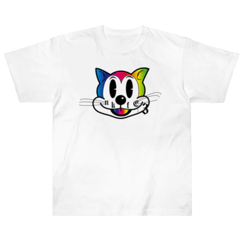 NKFE/猫/キャット/ペア/ユニセックス/お揃い/記念日 ヘビーウェイトTシャツ