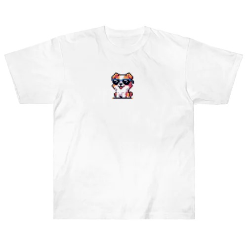 きらりんサングラスわんこ Heavyweight T-Shirt