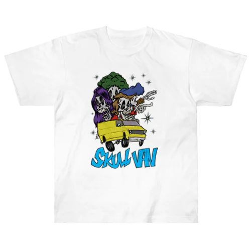 SKULL VAN ヘビーウェイトTシャツ