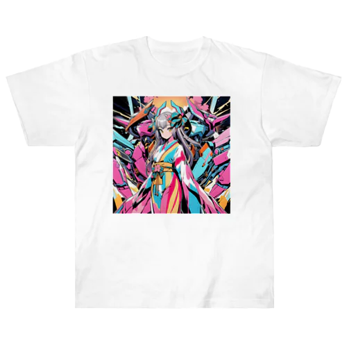 絢爛武装♪美麗アーマーパージガール♪ Heavyweight T-Shirt