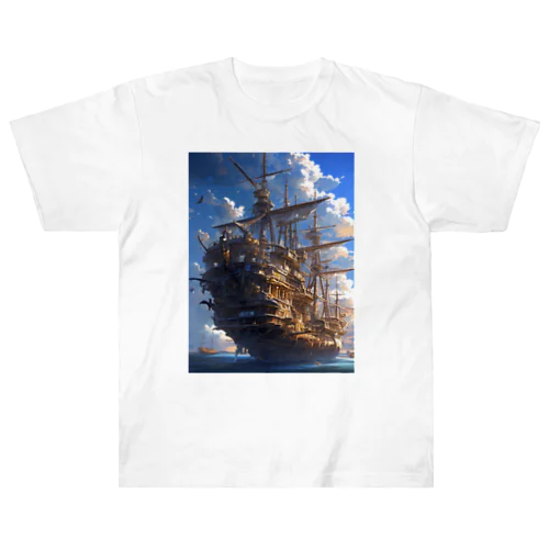 海賊船　なでしこ1478 ヘビーウェイトTシャツ