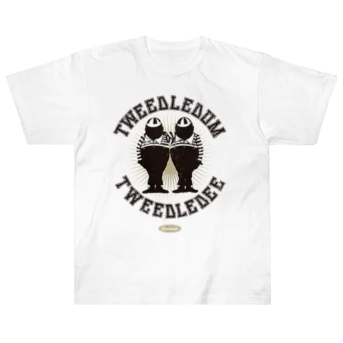 Tweedledum and Tweedledee Heavyweight T-Shirt