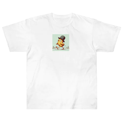 ピヨピヨ歩きましょ Heavyweight T-Shirt