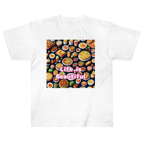 ライフイズビューティフル！ Heavyweight T-Shirt