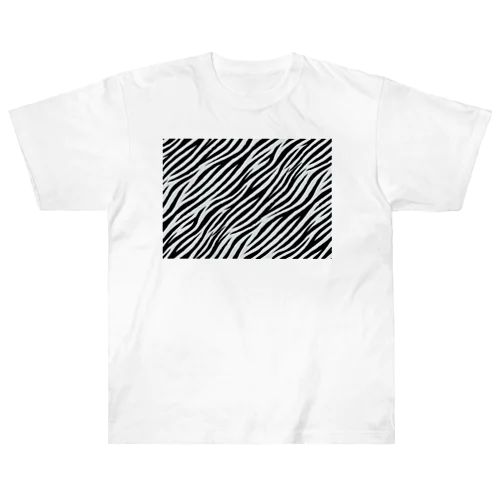 ゼブラ柄に期待を求めて Heavyweight T-Shirt