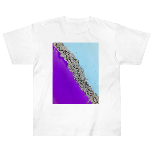 紫浄土 Heavyweight T-Shirt
