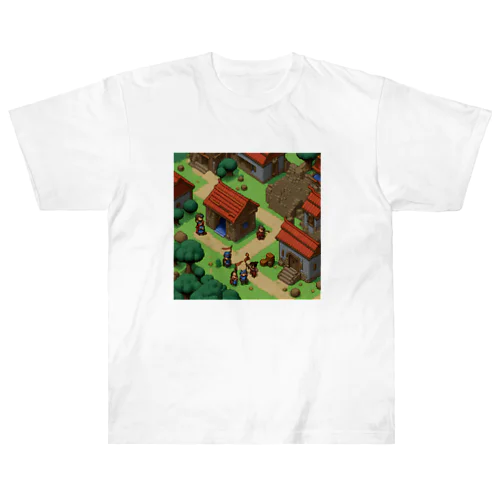 レトロゲードット絵ファミコン2 Heavyweight T-Shirt