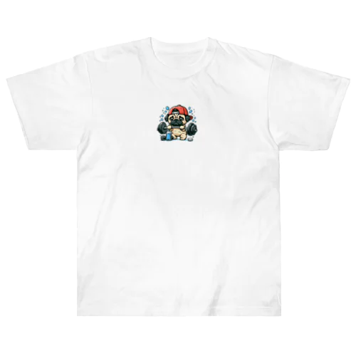 筋トレ パグ Heavyweight T-Shirt