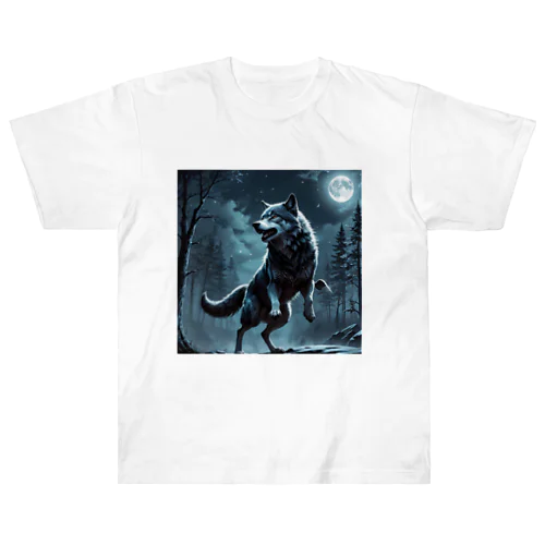 Moon Wolf Heavyweight T-Shirt