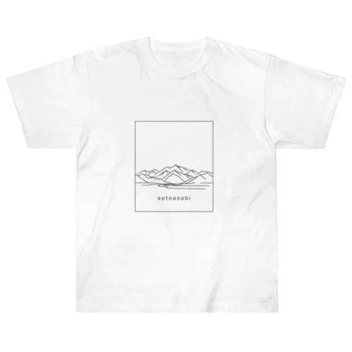 sotoasobi -Northern Alps- ヘビーウェイトTシャツ