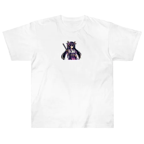 侍ちゃん(紫) ヘビーウェイトTシャツ