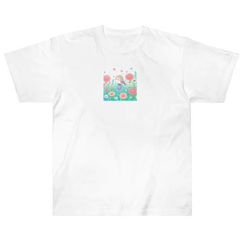 小鳥のさえずり Heavyweight T-Shirt