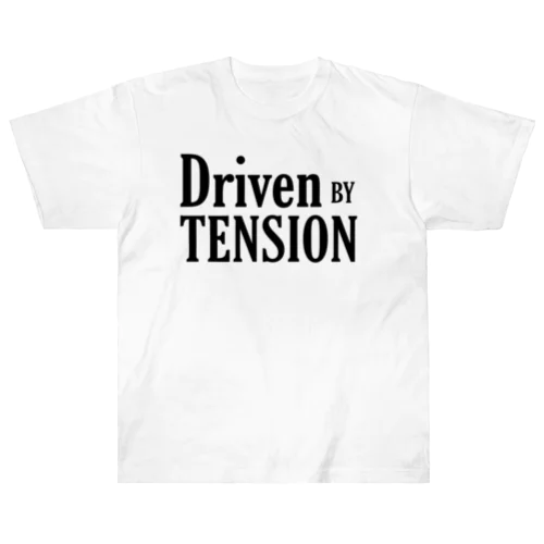 Driven By TENSION (BLACK) Heavyweight T-Shirt