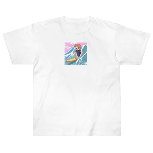 赤ちゃん　サーフィン Heavyweight T-Shirt