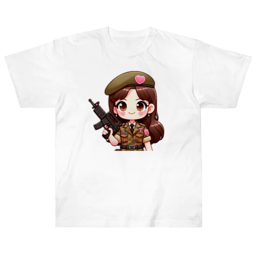 army girl Heavyweight T-Shirt