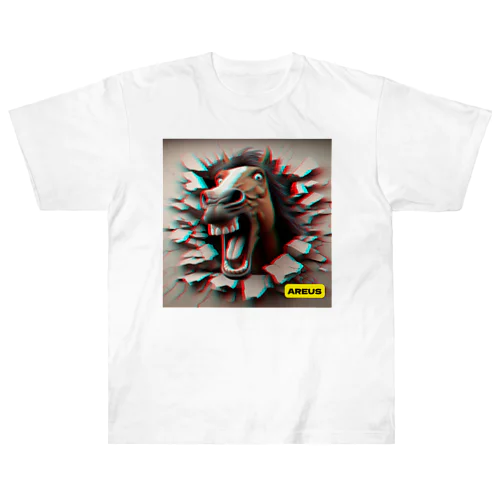 AREUS×3D Horse Heavyweight T-Shirt