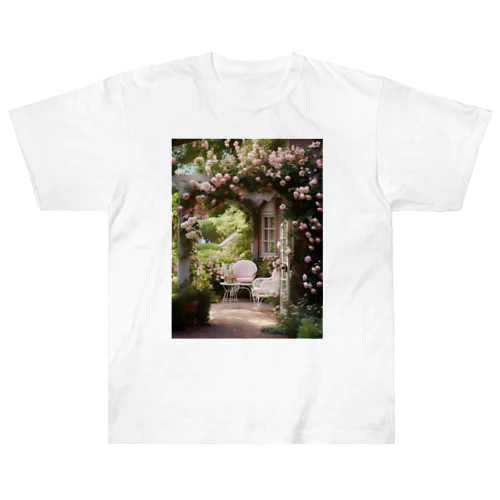 バラの庭園　なでしこ1478 Heavyweight T-Shirt