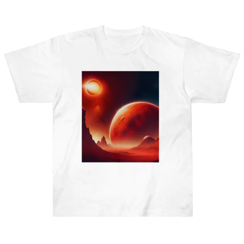 Red Planet: Mars ヘビーウェイトTシャツ