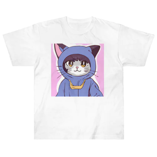 フードねこ ヘビーウェイトTシャツ