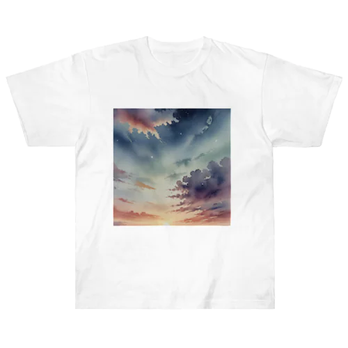 空のグラデーション Heavyweight T-Shirt