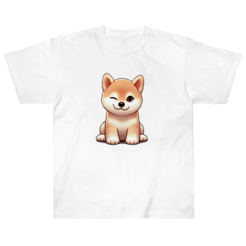 ウィンク柴 ヘビーウェイトTシャツ