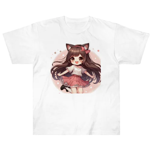 ねこニコばん Heavyweight T-Shirt