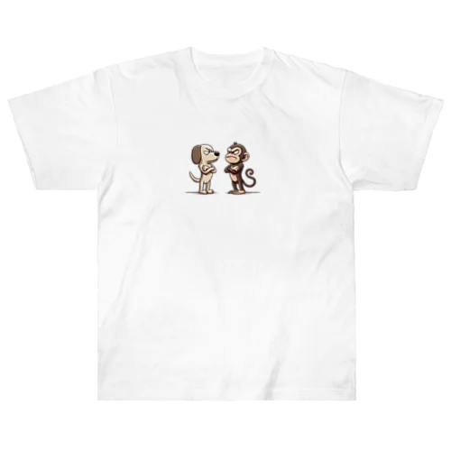 犬猿の仲 Heavyweight T-Shirt