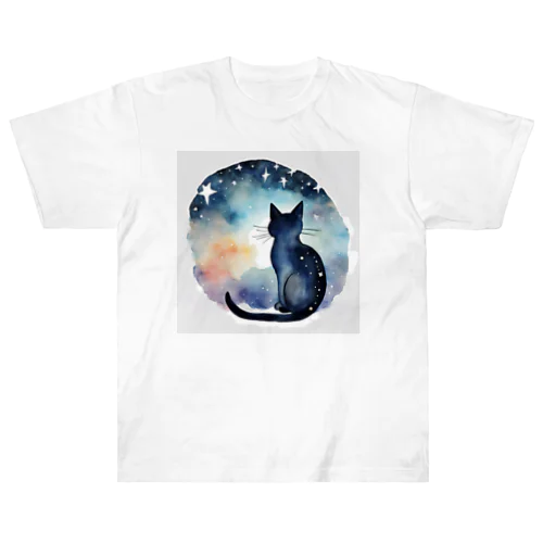 星黒猫 Heavyweight T-Shirt