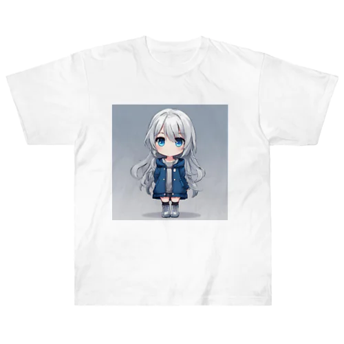 cute girl 2 ヘビーウェイトTシャツ