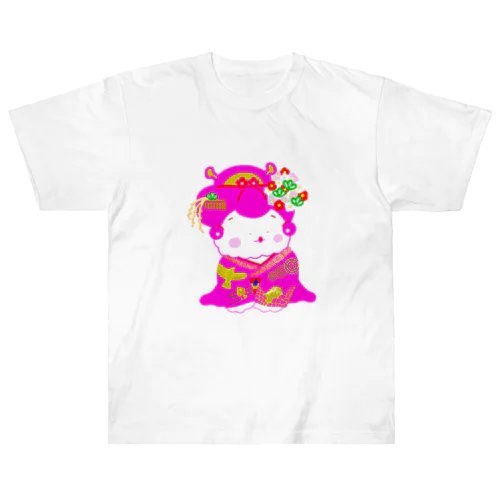 舞妓さん(ピンク) ヘビーウェイトTシャツ