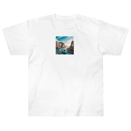 ヴェネチア（pixel art） Heavyweight T-Shirt