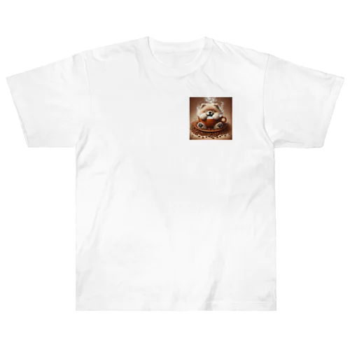 カフェイン犬 Heavyweight T-Shirt