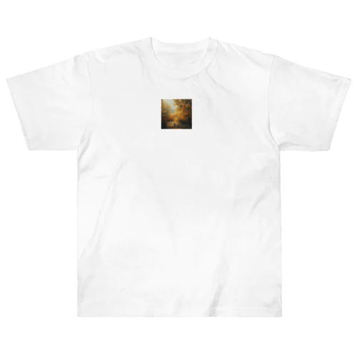 osmanthus landscape ヘビーウェイトTシャツ