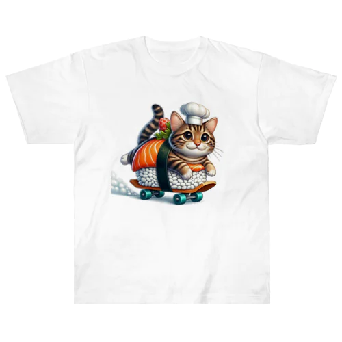 寿司猫 Heavyweight T-Shirt