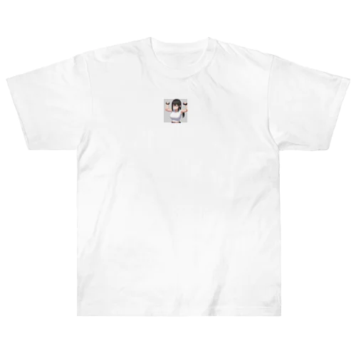 筋トレ女子 Heavyweight T-Shirt