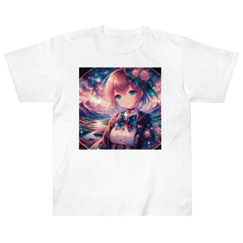 宇宙を旅する女海賊 Heavyweight T-Shirt