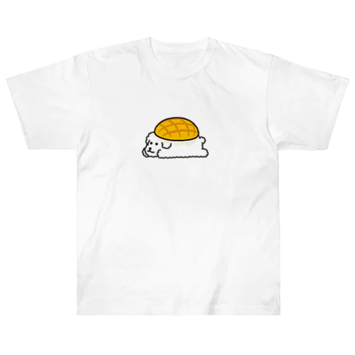 おすしいぬ　かおにゃおまむあん ヘビーウェイトTシャツ