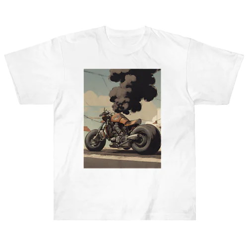 バイクくん Heavyweight T-Shirt