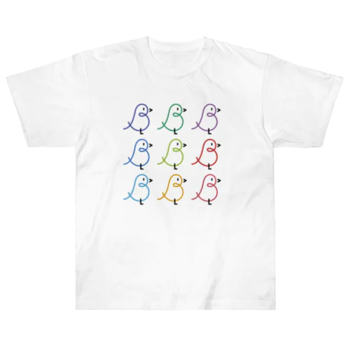 Burano-9Birds（1000円寄付） ヘビーウェイトTシャツ