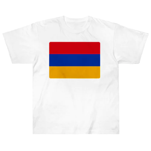 アルメニアの国旗 ヘビーウェイトTシャツ
