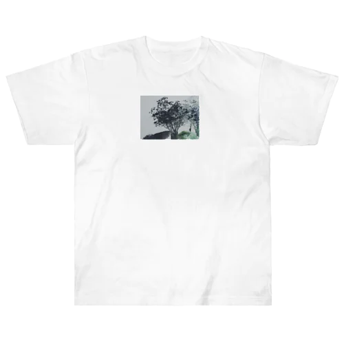 花とその影 Heavyweight T-Shirt