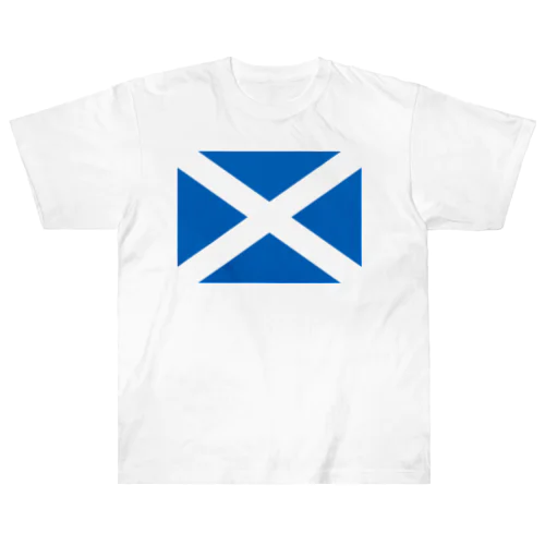 スコットランドの国旗 ヘビーウェイトTシャツ