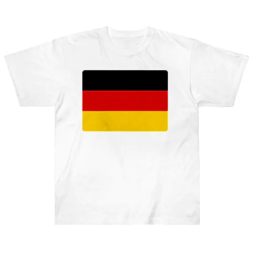ドイツの国旗 ヘビーウェイトTシャツ