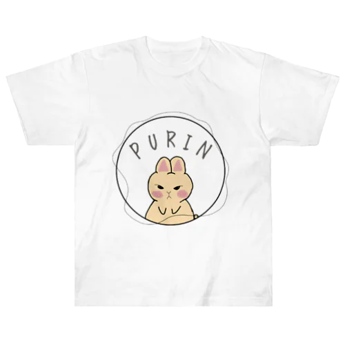 うさぎのぷりんくん ヘビーウェイトTシャツ