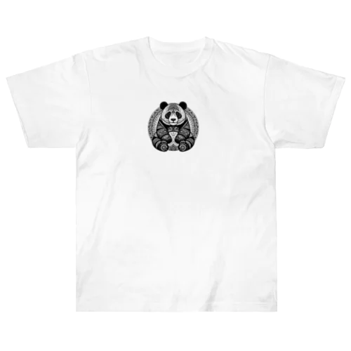 アジアン/パンダ Heavyweight T-Shirt