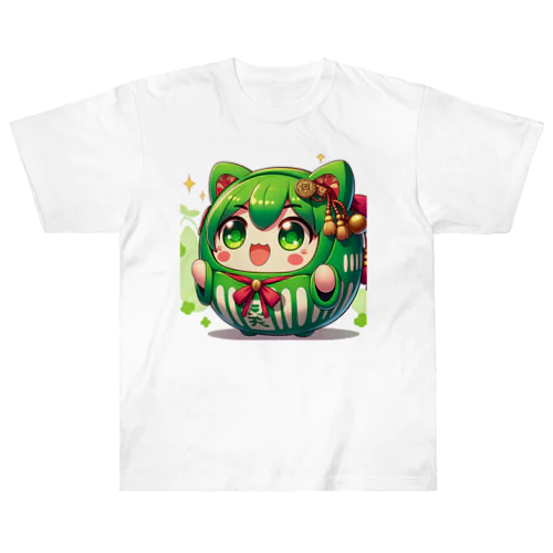 みどりこだるま Heavyweight T-Shirt