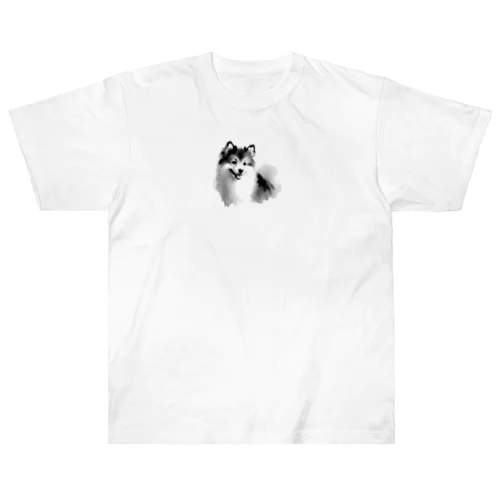 水墨犬 Heavyweight T-Shirt