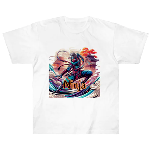 Japanese Ninja ヘビーウェイトTシャツ
