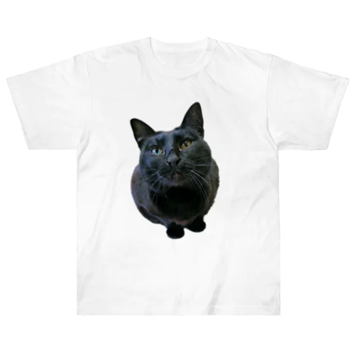 くろねこ実写 Heavyweight T-Shirt